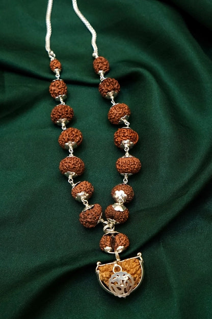 Sidha Mala with Silver Capping