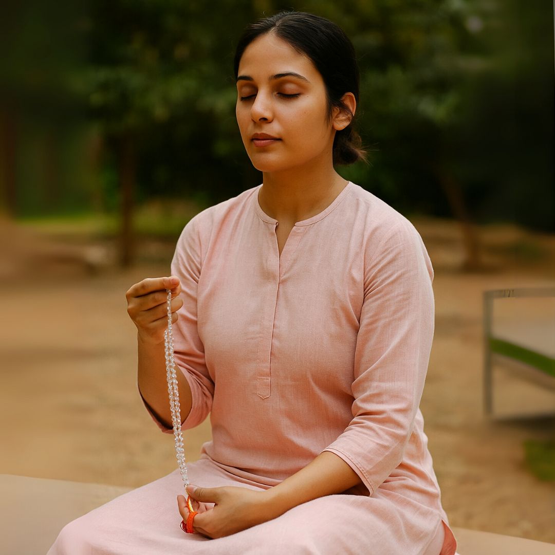 Spathik mala for meditation