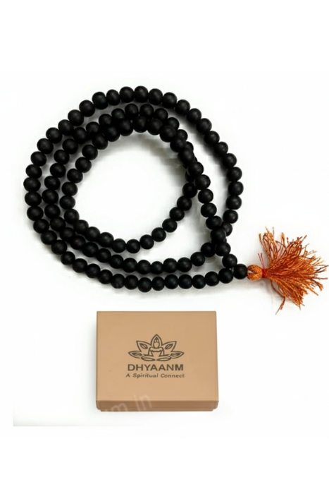 Karungali Mala – Original Ebony Wood Mala for Protection & Strength