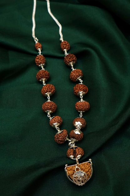 Sidha Mala with Silver Capping